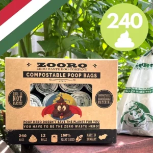 Zooro lebomló és komposztálható kakizacsi 240 db