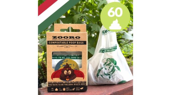 Zooro - PoopHero Lebomló és Komposztálható Kakizacskó