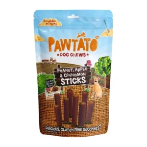 Pawtato Sticks - Édesburgonya rudak mogyoróvajjal, almával és fahéjjal 120g