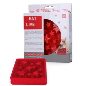 Eat Slow Live Longer Star Piros Tál XS
